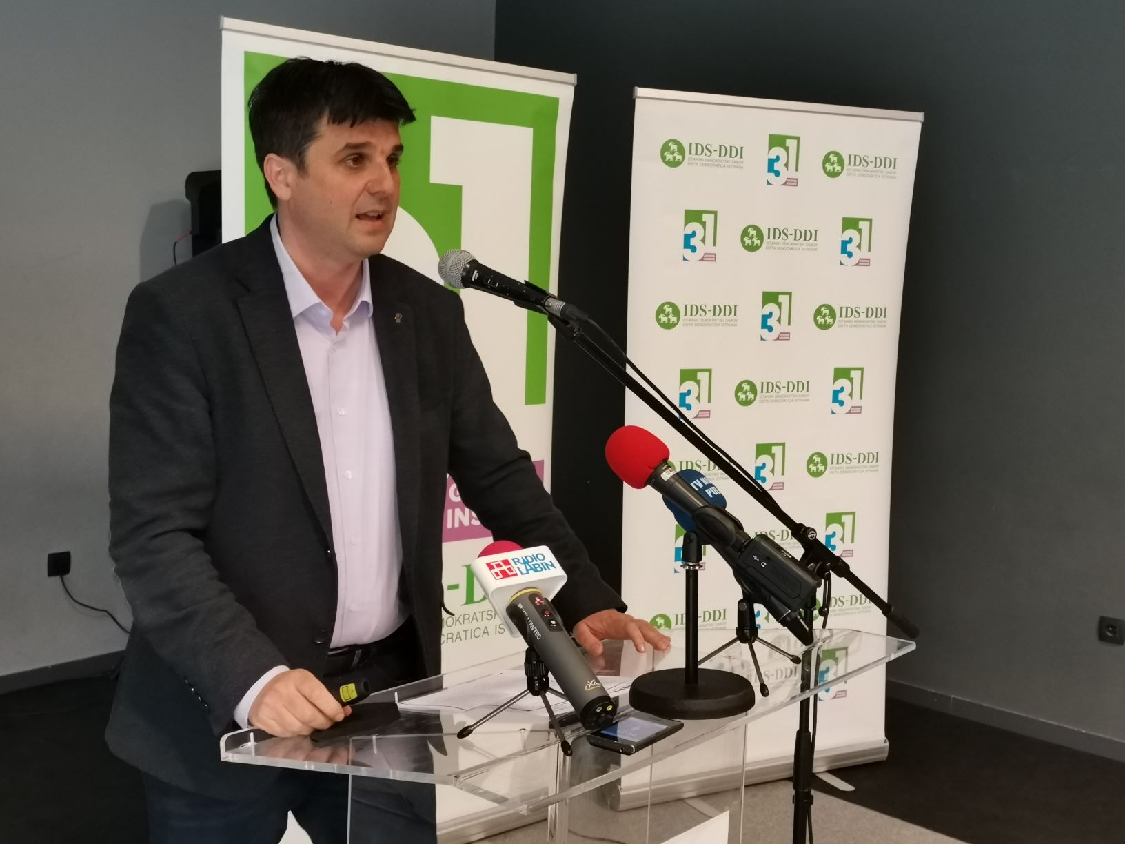 Valter Glavičić, IDS-ov kandidat za labinskog gradonačelnika, predstavio drugi dio predizbornog programa